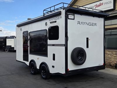 8x18 / 8.5x18 Toy Hauler Travel Trailer 10K Bumper Pull TRIPLE TENT!!! RAYNGER 2026