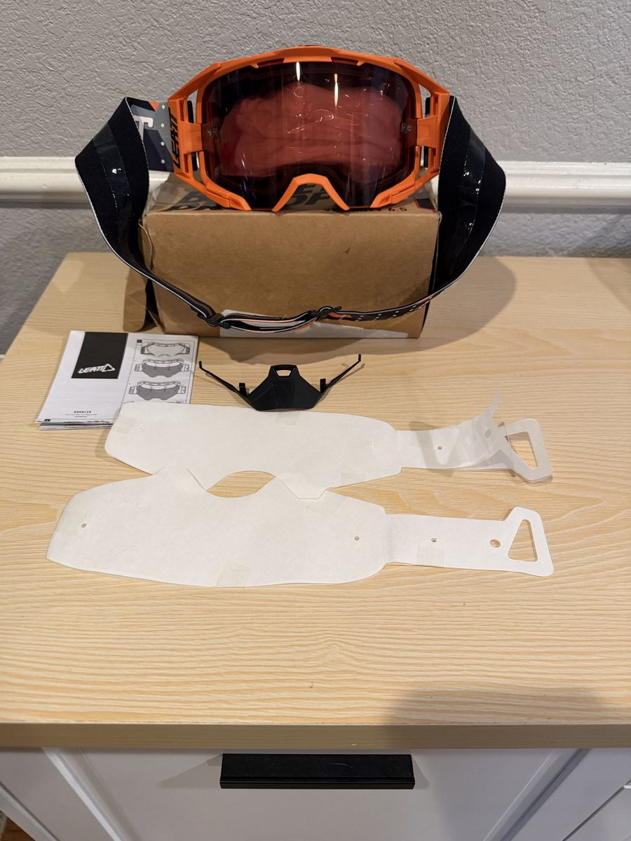 Brand New Leatt Velocity 6.5 Bulletproof Goggles (New in Box) 