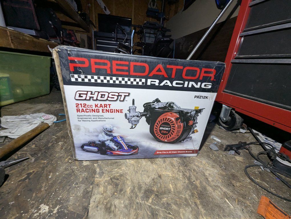 new in the box predator ghost racing engine
