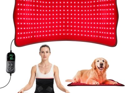 NEW 320 LEDs Red Light Therapy Mat for Full Body, 32’’ x 13’’ Large Infrared Light Therapy with Timer