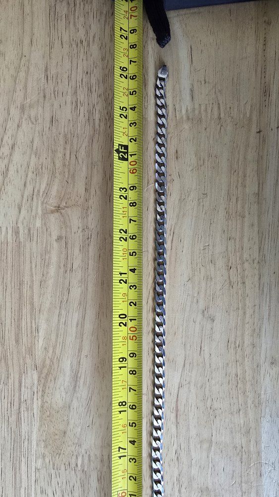 silver curb chain 250 cash