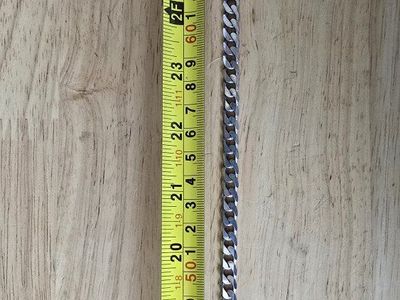 silver curb chain 250 cash