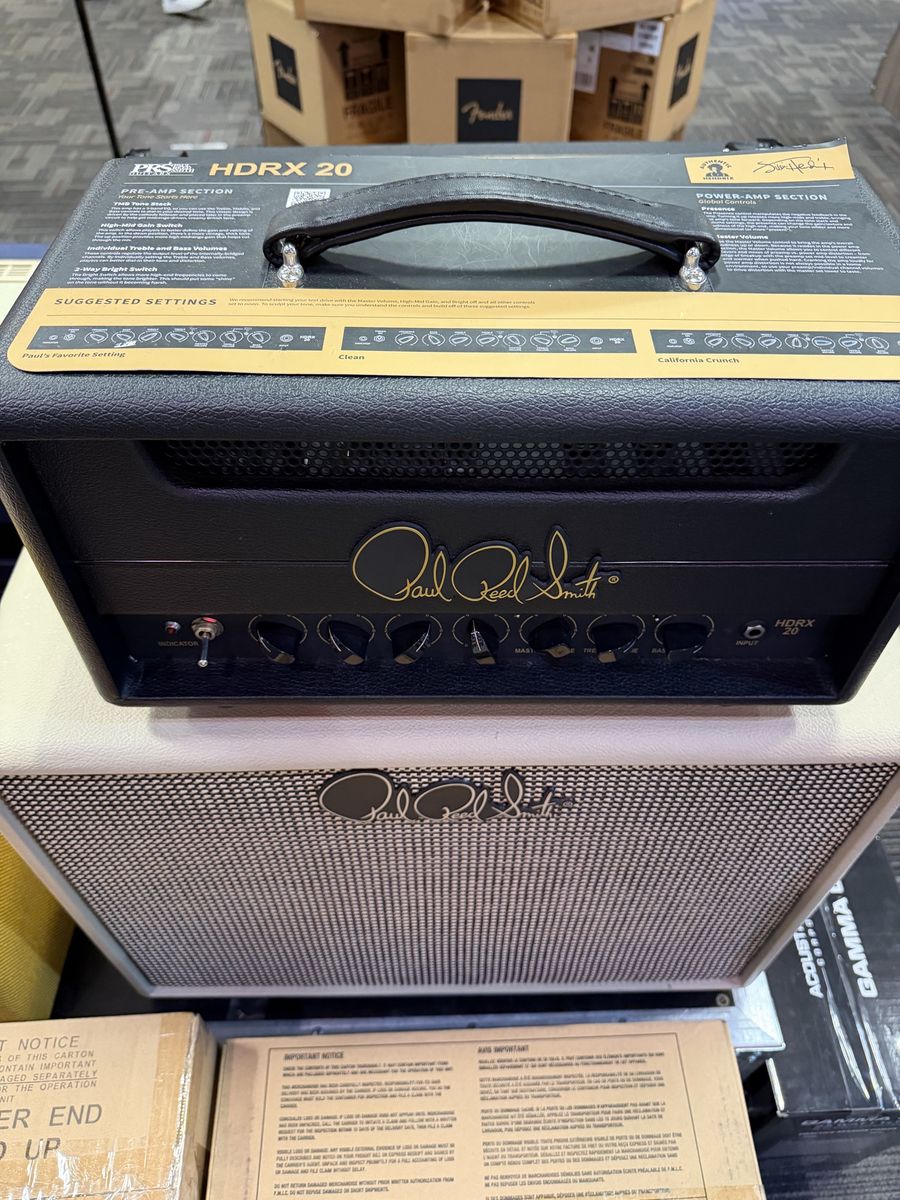 PRS Paul Reed Smith HDRX 20-Watt Guitar Amp Head & Matching 1x12 Speaker Cabinet