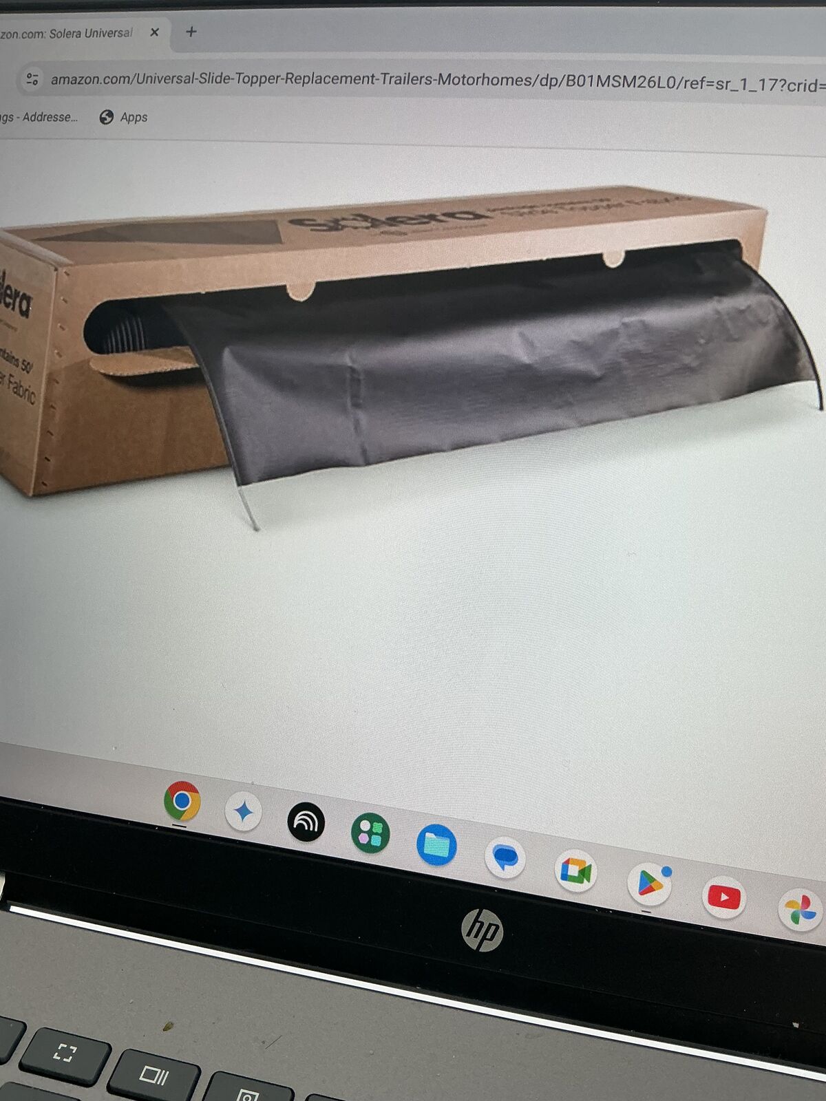 Universal Slide Topper Replacement Cut to Fit Fabric