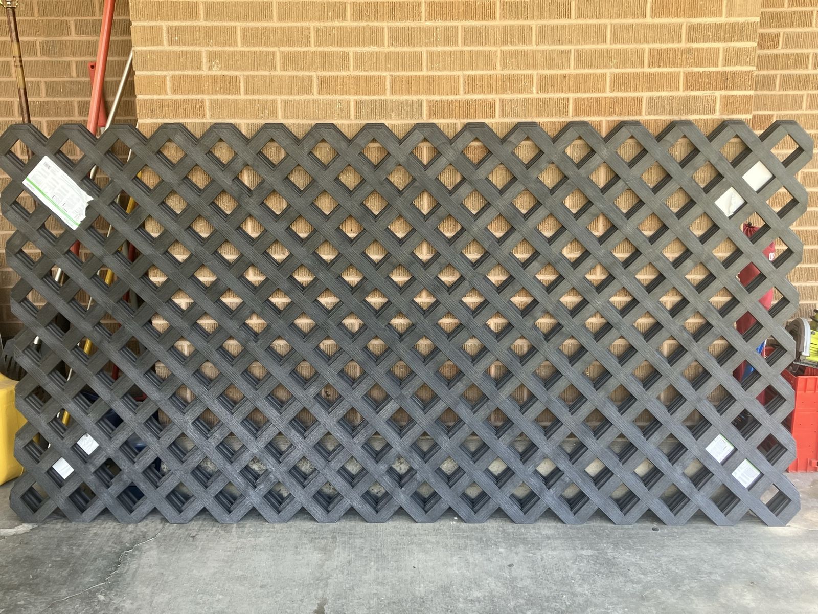 NEW Black Vinyl Lattice Panels 4x8 – 8 Available
