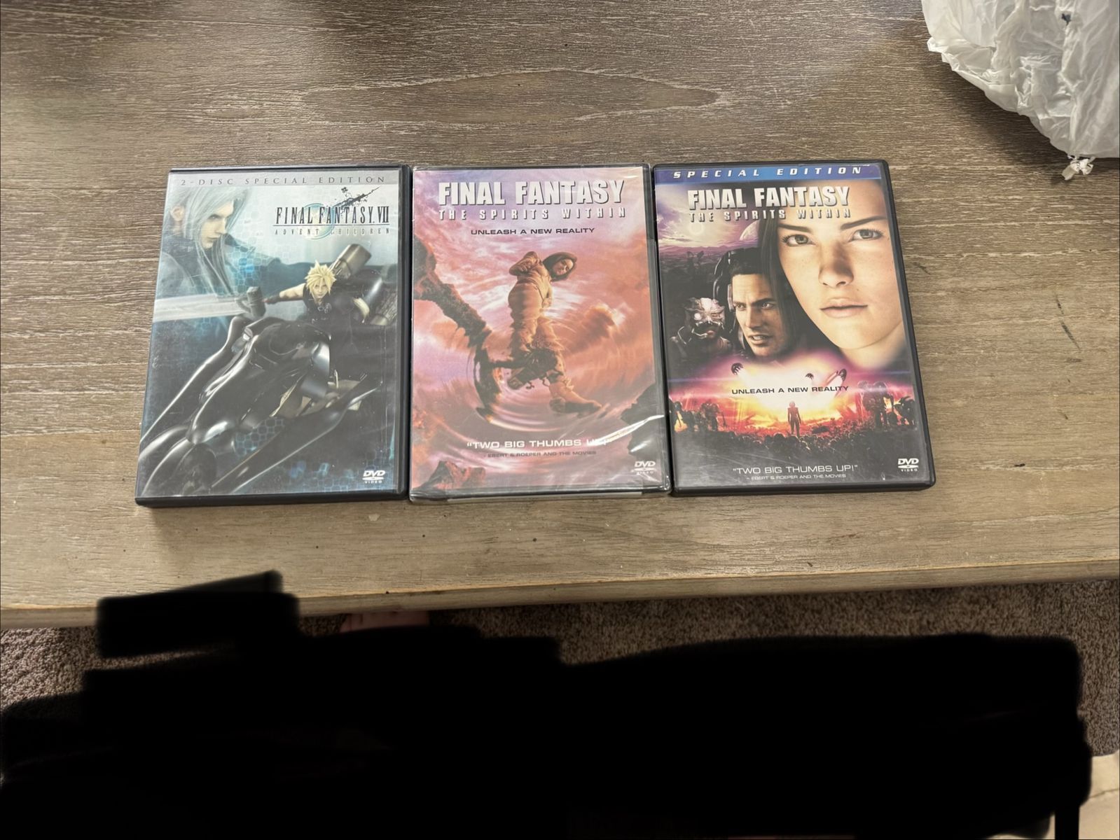 Final fantasy movies dvd