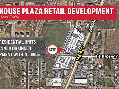 Lighthouse Plaza Retail Development - 1,221-12,096 SF - Salem, UT
