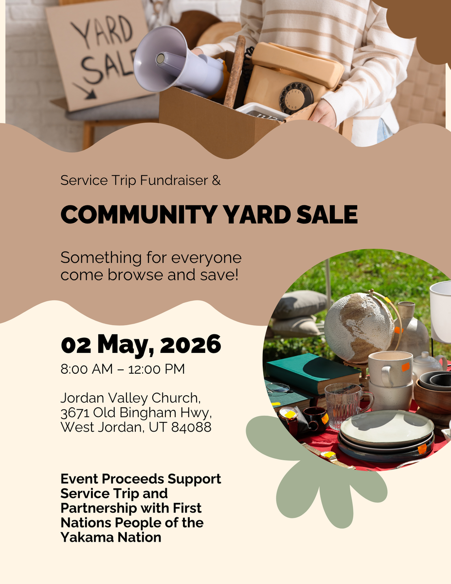 Community Yard Sale and Fundraiser