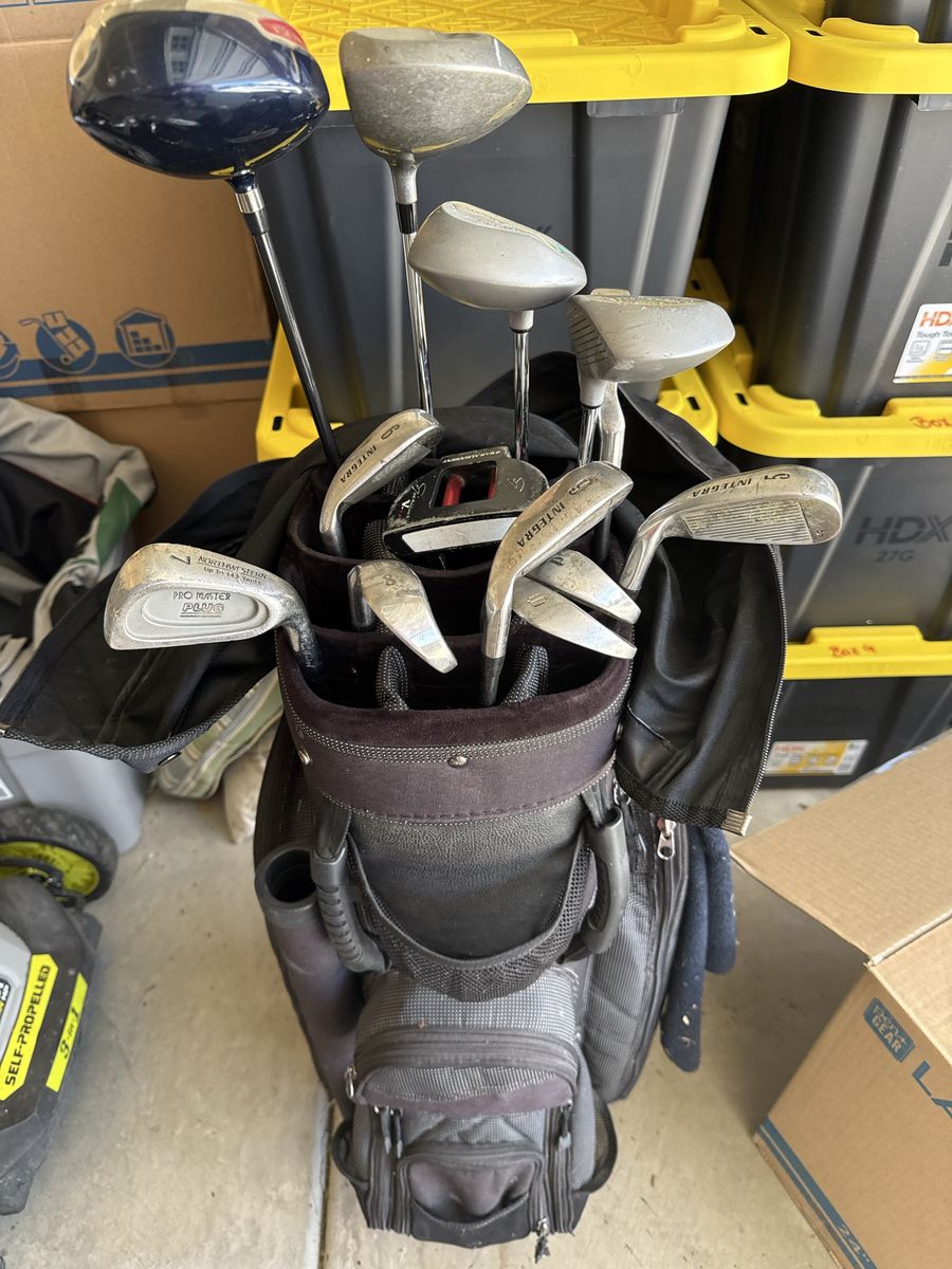 Golf Club Set with Bag - Used Mixed Brands