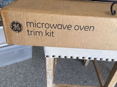 GE Microwave Oven Trim Kit - New in Box, 16-1/2" H x 26-7/8" W, Blue Finish