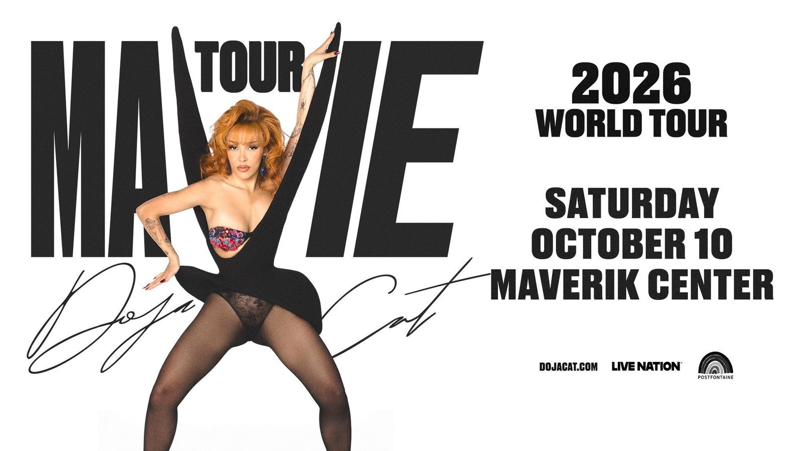 Doja Cat Ma Vie World Tour $250/Ticket