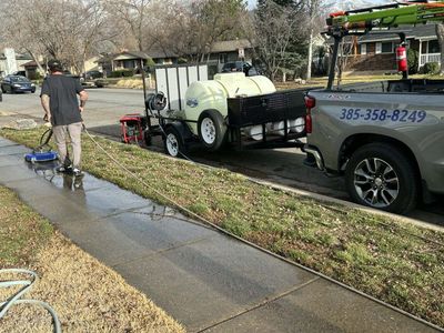 Professional Pressure Washing Trailer turnkey rig
