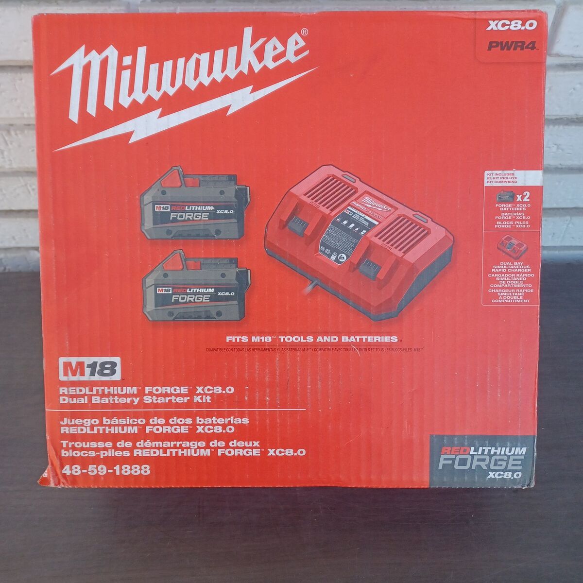 Milwaukee M18 XC 8.0 dual battery starter kit