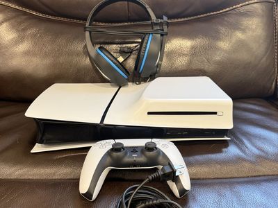 Playstation Five With Headset