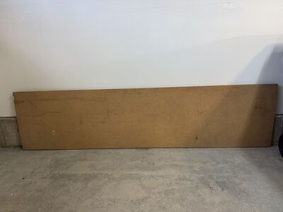 8’ Closet Garage Shelf MDF Wood Board – Shelving