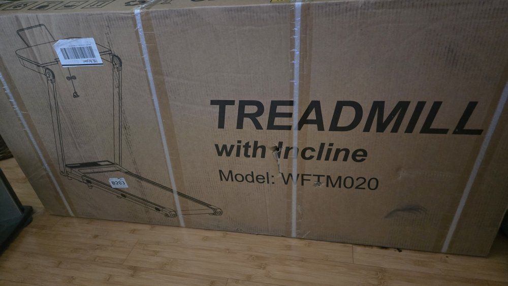 New. Still in the box. Never opened Treadmill