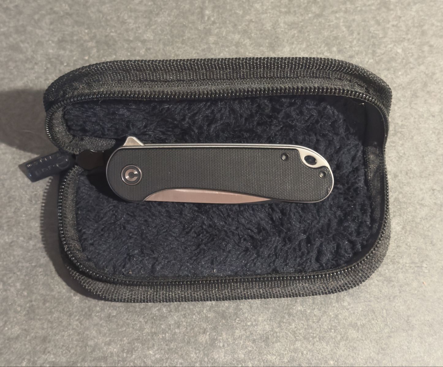 CIVIVI Elementum Folding Knife D2 Steel Black G10 w/ Case