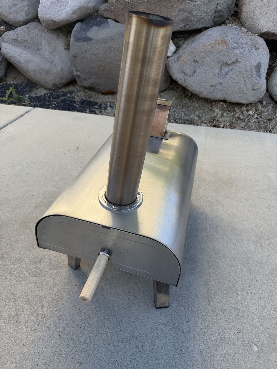 BIG HORN OUTDOOR PIZZA OVEN Multi-Fuel Portable Stainless Steel w/ Gas Burner & Accessories