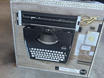 Type cast type writer - brand new. Retails for $220 - selling for $150. Pick up in Provo