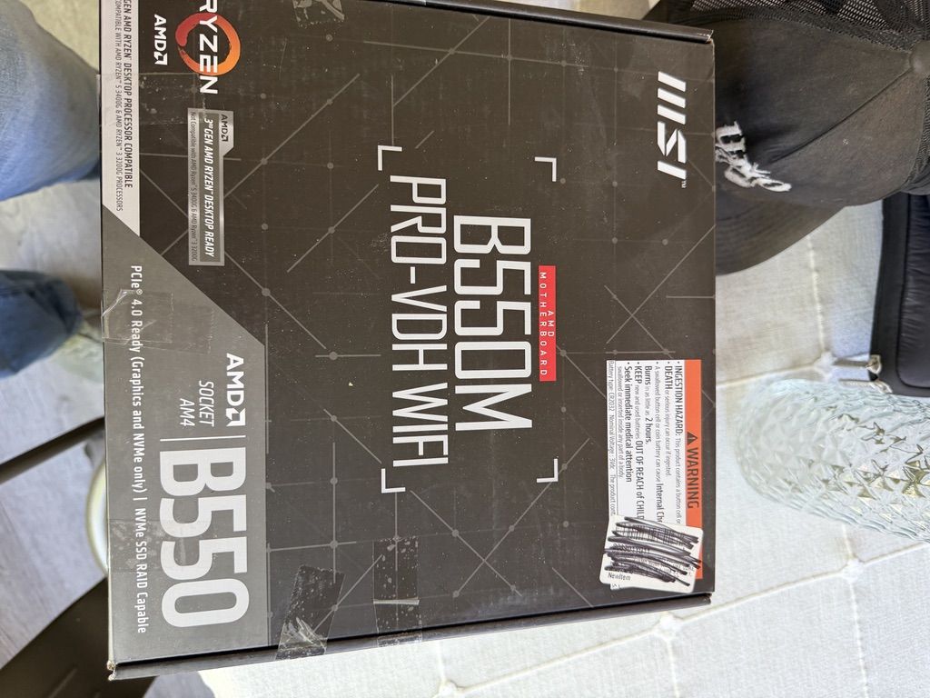 MSI B550M PRO-VDH WIFI Motherboard (New/Unopened)