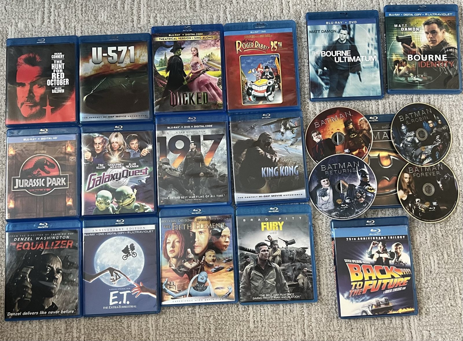 Blu-rays in LIKE NEW condition.