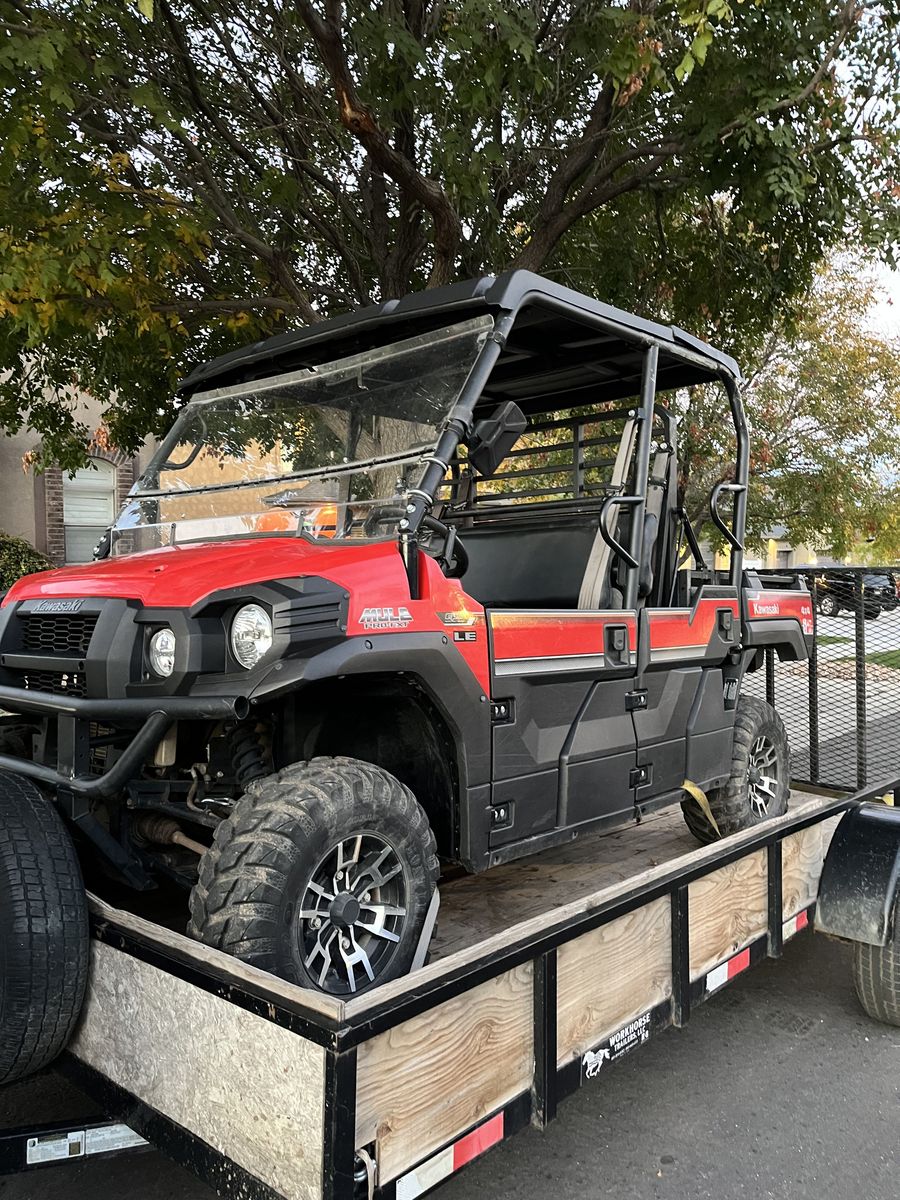 2019 Kawasaki Mule with trailer