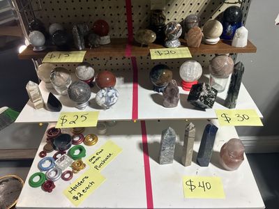 Crystals, rocks, stones etc.