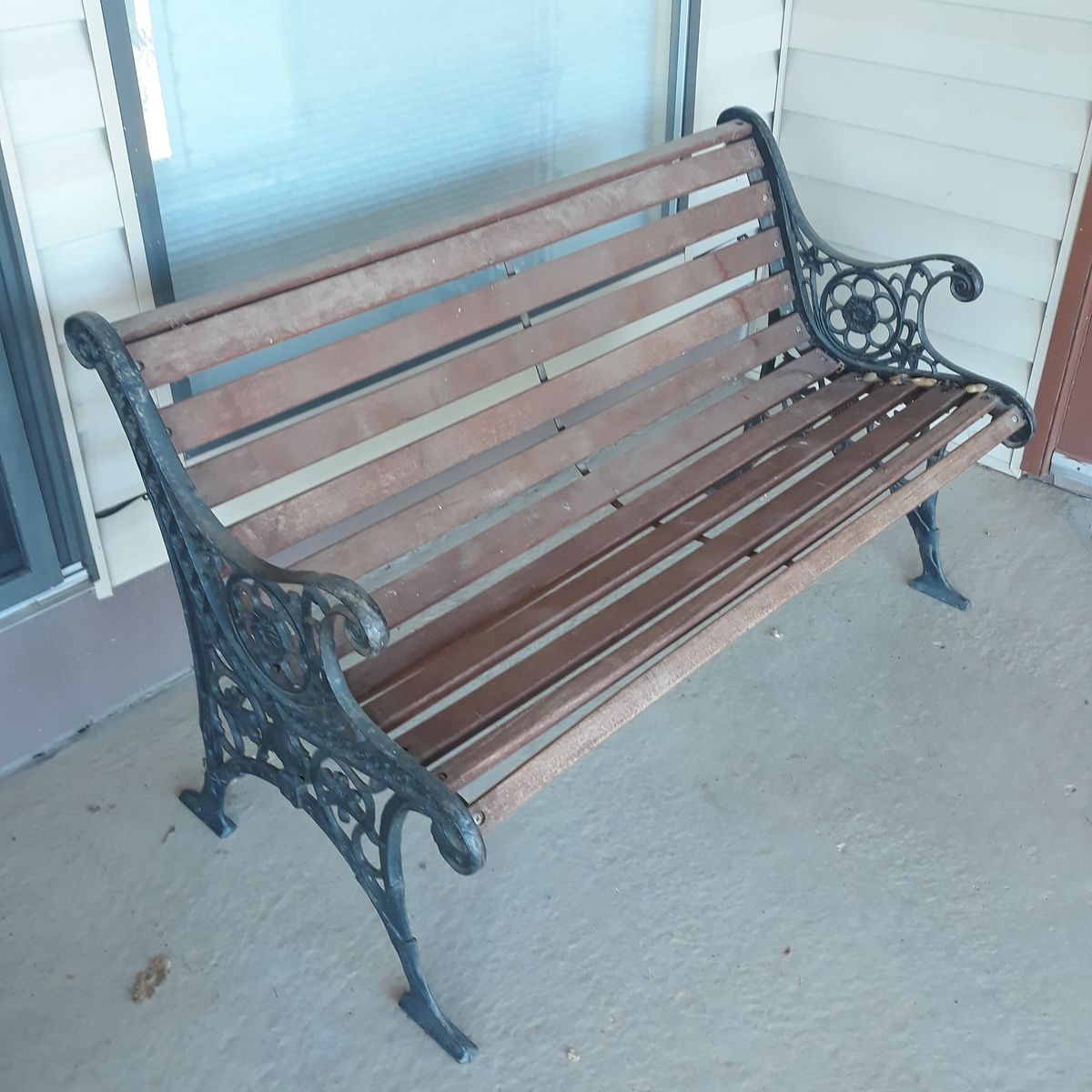 outdoor bench