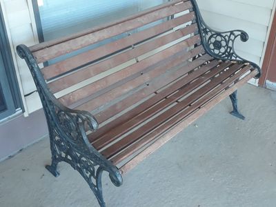 outdoor bench