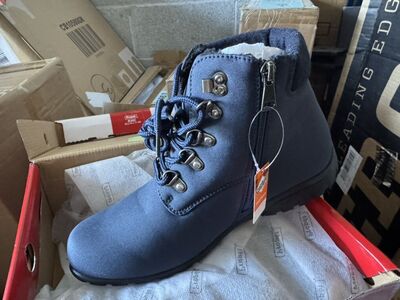 Blue Propet Lace-Up Ankle Boots - Dani Ankle Lace