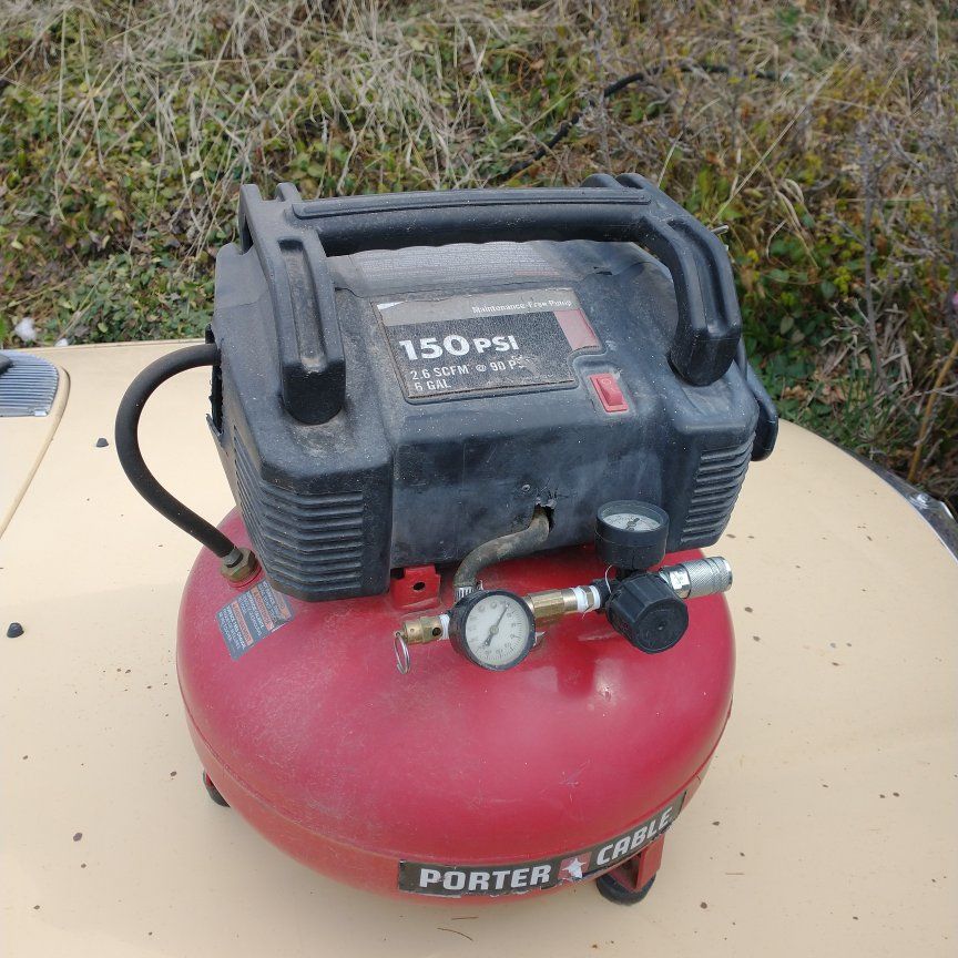 PORTER CABLE PANCAKE COMPRESSOR