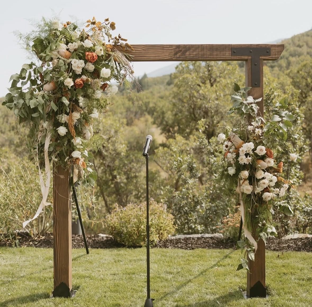 Custom Rustic Wedding Arch For Rent