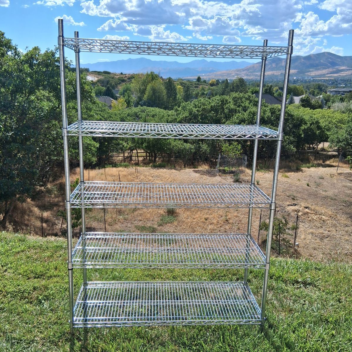 5 Metal Storage Shelves
