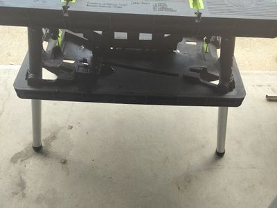 Keter Folding Work Table and Workbench with Clamps