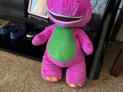 Fisher-Price Barney World 24-Inch Plush Dinosaur Stuffed Animal Toy