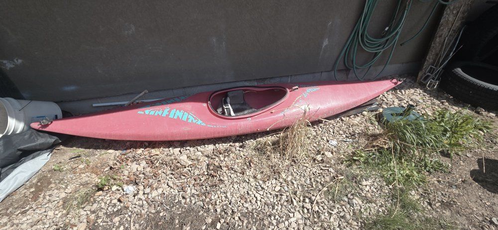 Vintage Wave Sport Infinity Whitewater Kayak - Red