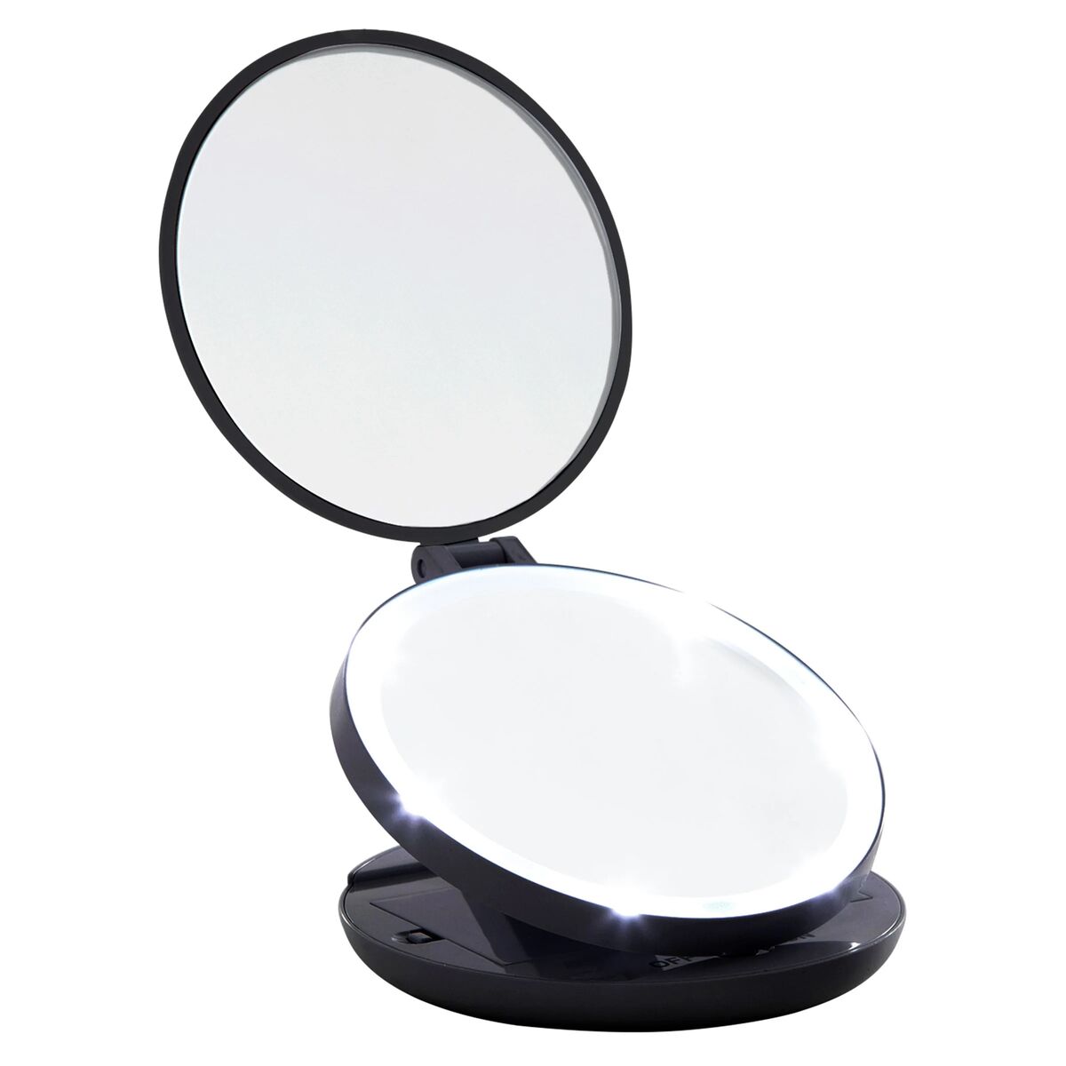Glo Tech LED Compact Touch Sensor Magnifying Mirror with 3 Light Colors 1737237 #94003