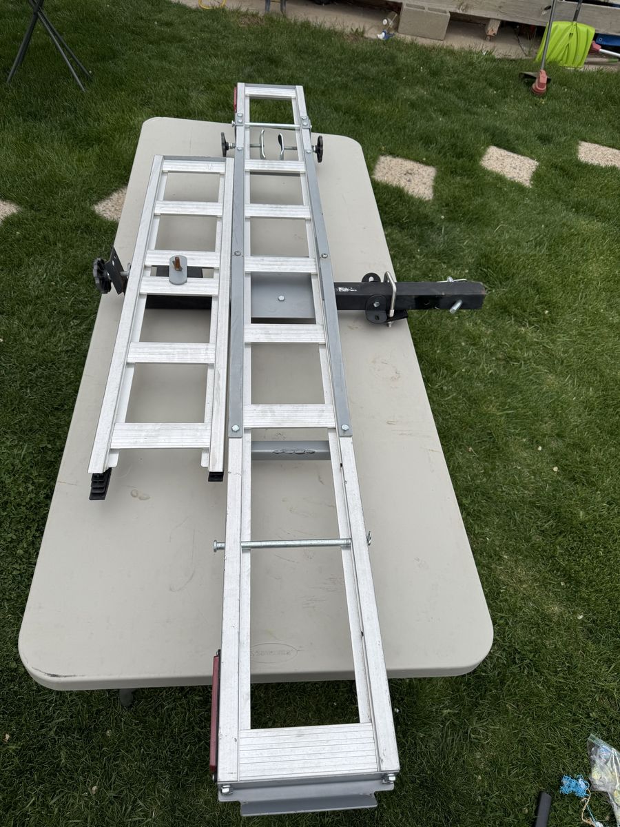 Motorcycle Rear Hitch Rack