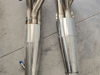 Borla BBC Stainless Upswept Headers w/mufflers