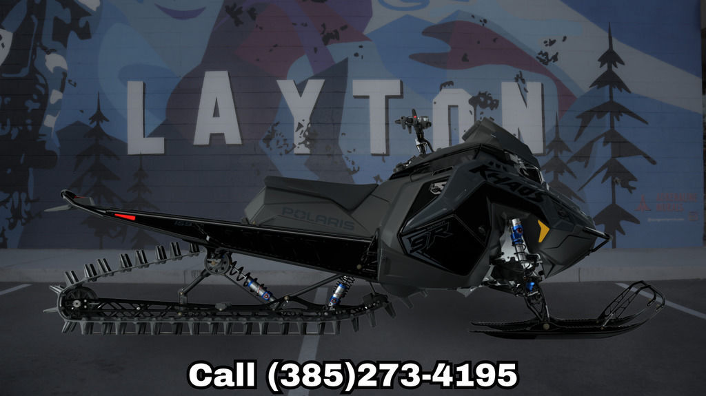 2026 Polaris® Patriot 9R RMK Khaos 155 Gloss Black / Blue Dusk