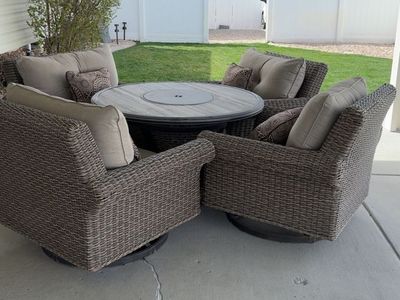 Firepit Table And Chairs