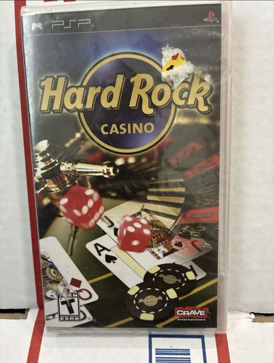 NEW!! Factory SEALED Hard Rock Casino PSP PLAYSTATION