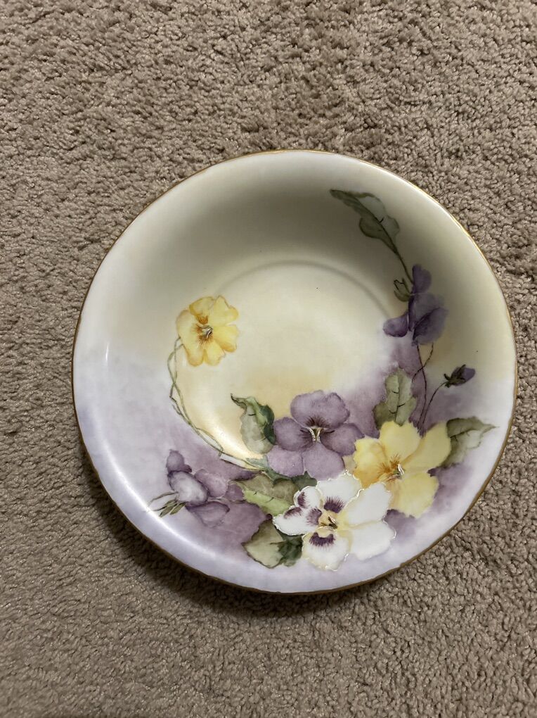 Antique Hand Painted Bowl