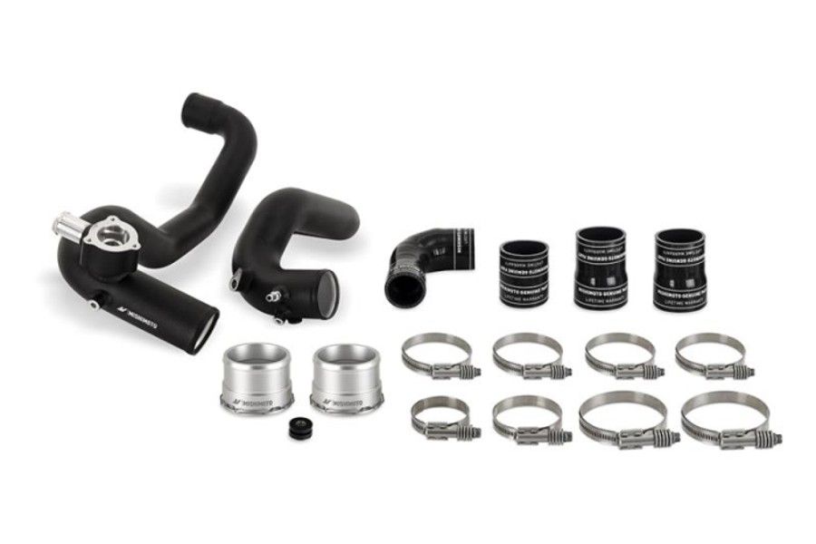 Mishimoto Intercooler Pipe Kit for 2021-2026 Ford Bronco Ecoboost 2.3L Finished in Wrinkle Black MMICP-BR23-21MWBK