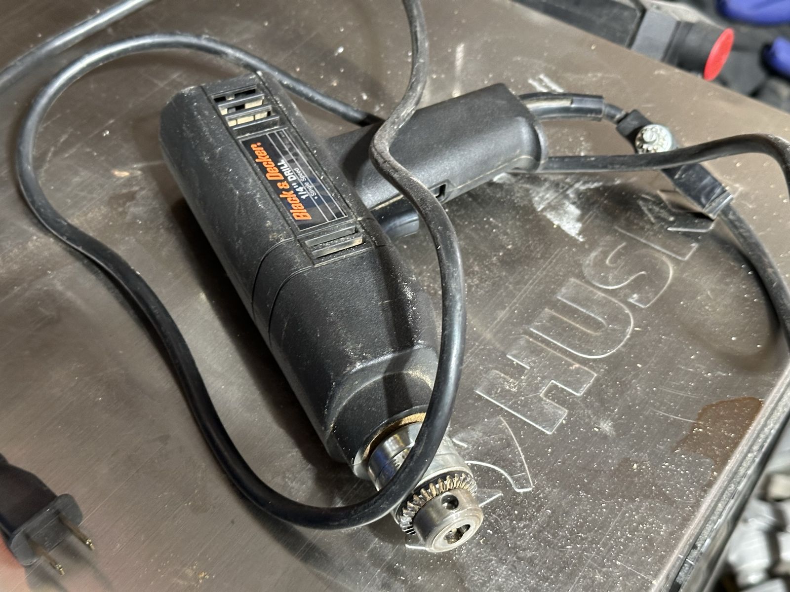 Black and Decker 1/4” chucked drill