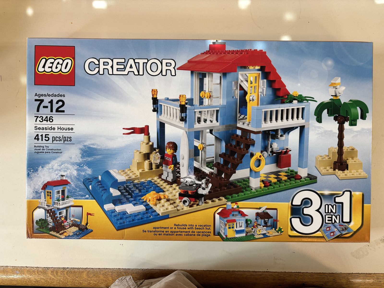 LEGO Creator Seaside House 7346 - 415 Pcs, 3-in-1 Building Toy Ages 7-12