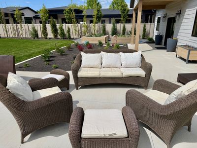 Heavy Duty Resin Wicker Patio Set
