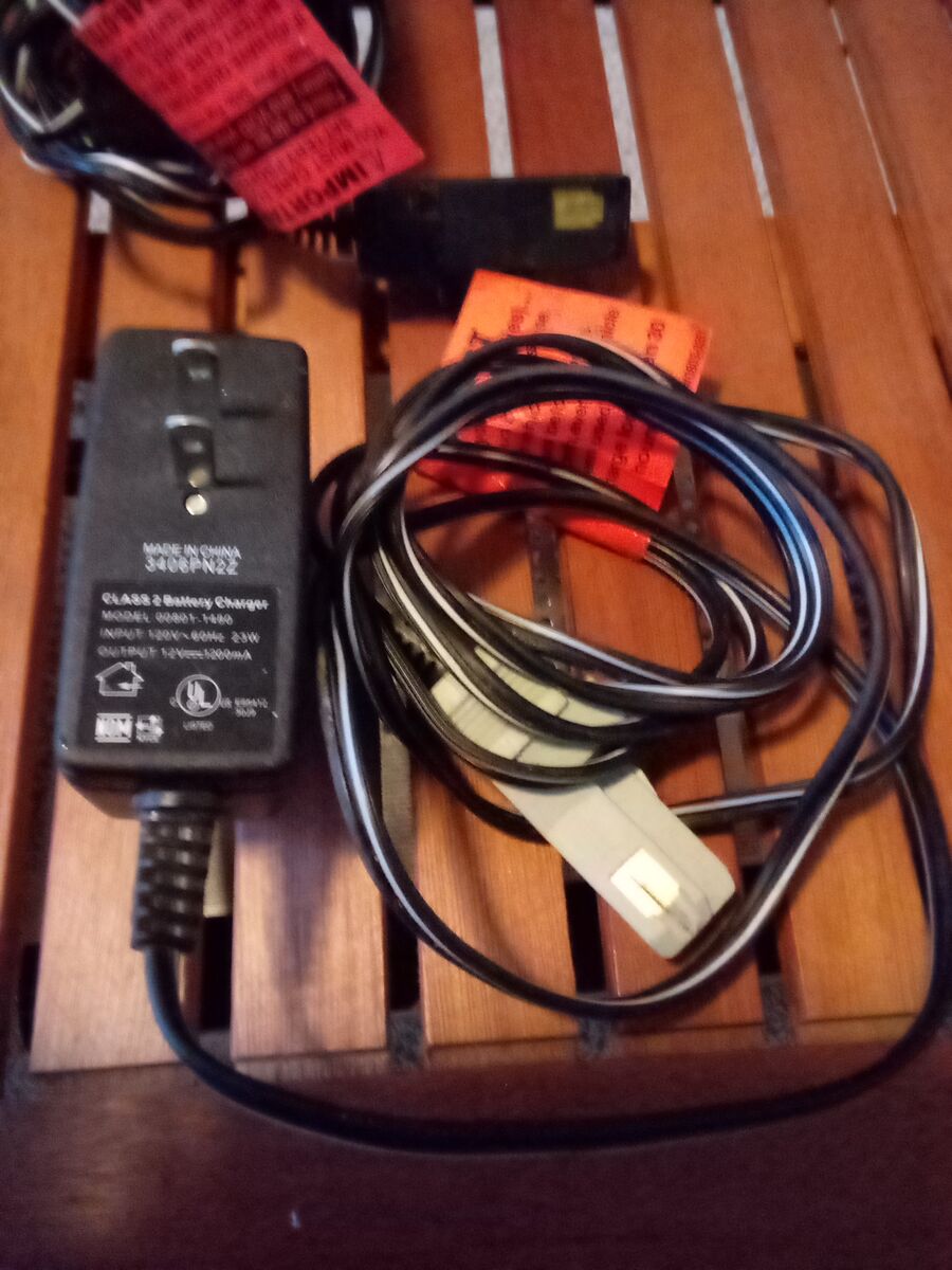 Power wheels vehicle replacement battery chargers