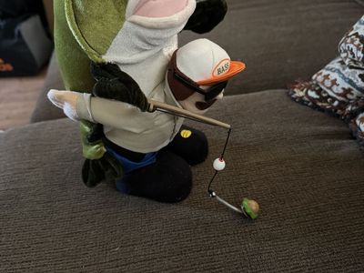 Fishing Guy carrying Fish