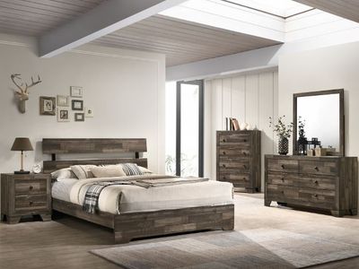 NEW Queen 7 PIECE BEDROOM SET -NEW IN BOX